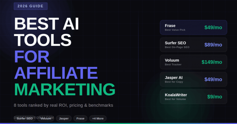 Best AI Tools for Affiliate Marketing 