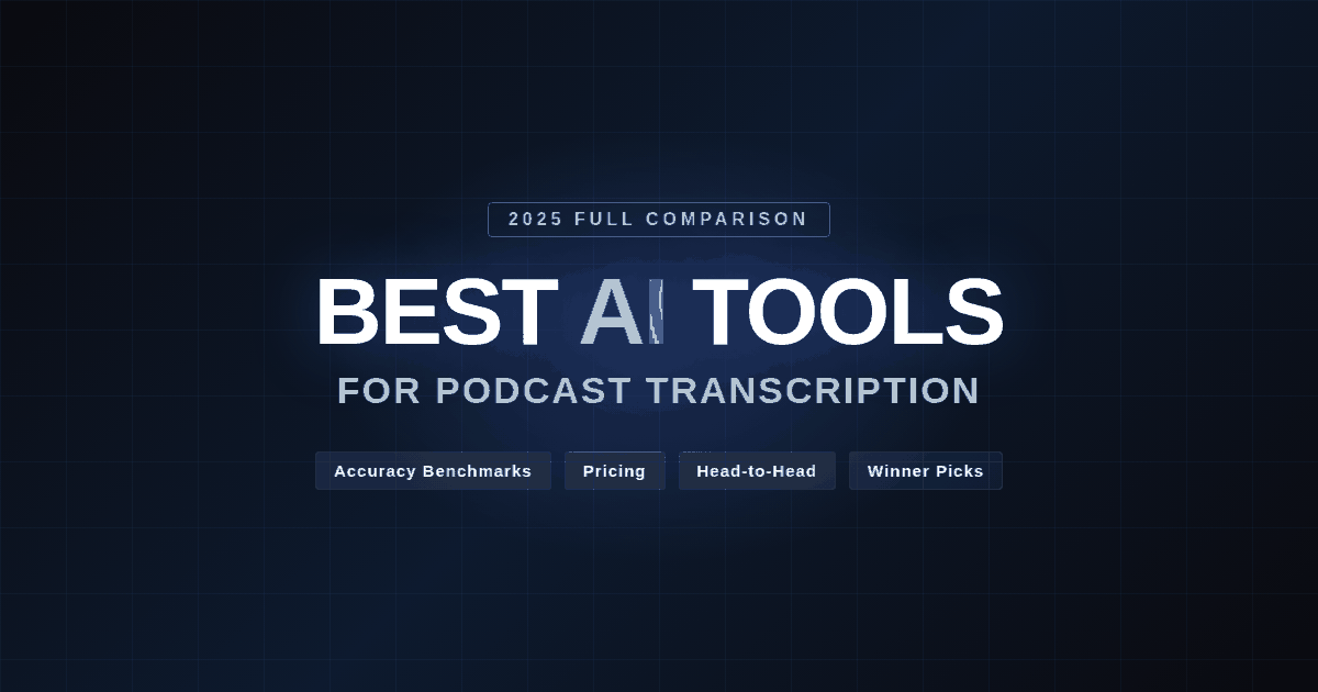 Best AI Tools for Podcast Transcription