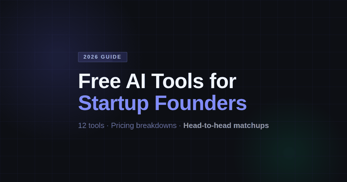 Free AI Tools for Startup Founders
