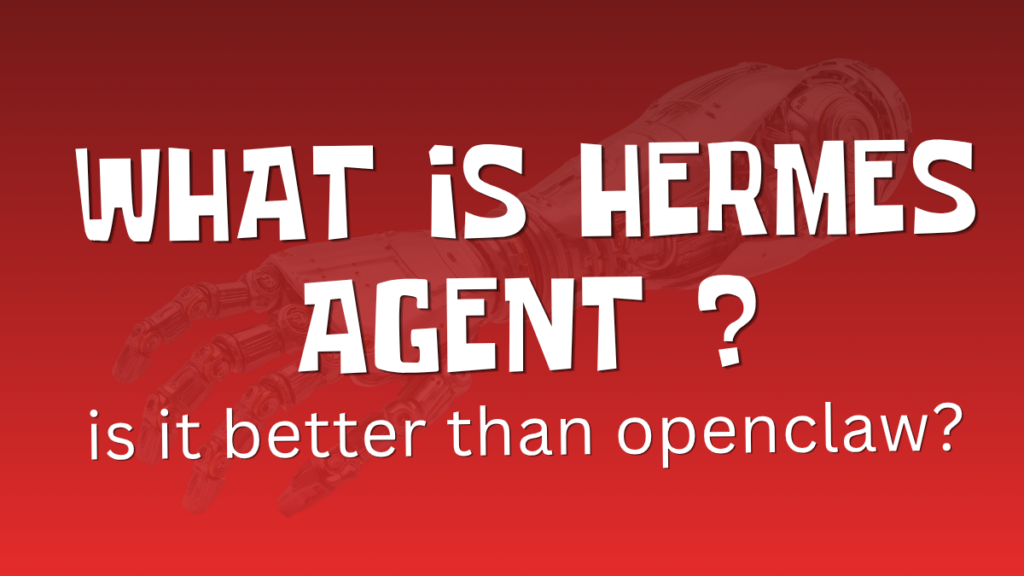 its a thumbnail for the article named what is hermes agent